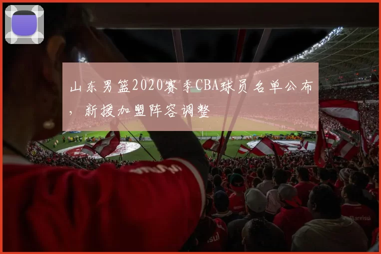 山东男篮2020赛季CBA球员名单公布，新援加盟阵容调整